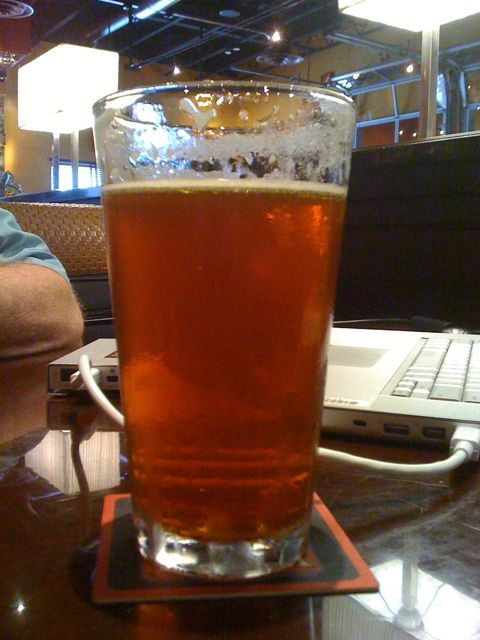 BJ's Brewhouse in McAllen Texas Jeremiah Red Irish strong ale