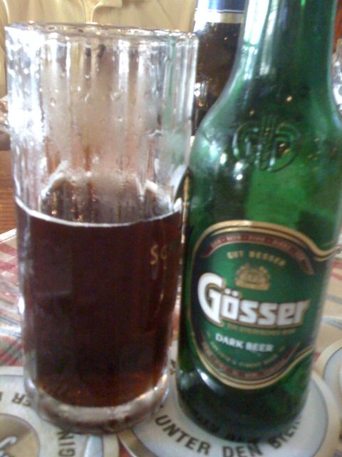 Brauerei Goss Gosser Dark Beer Munich Dunkel