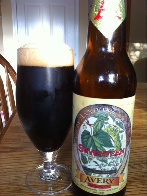 Avery Anniversary Lager Seventeen Dry Hopped Black Lager