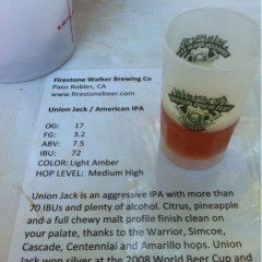 133. Firestone Walker Brewing – Union Jack IPA