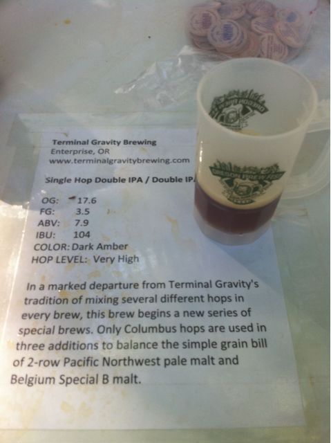 Terminal Gravity Brewing Single Hop Double IPA