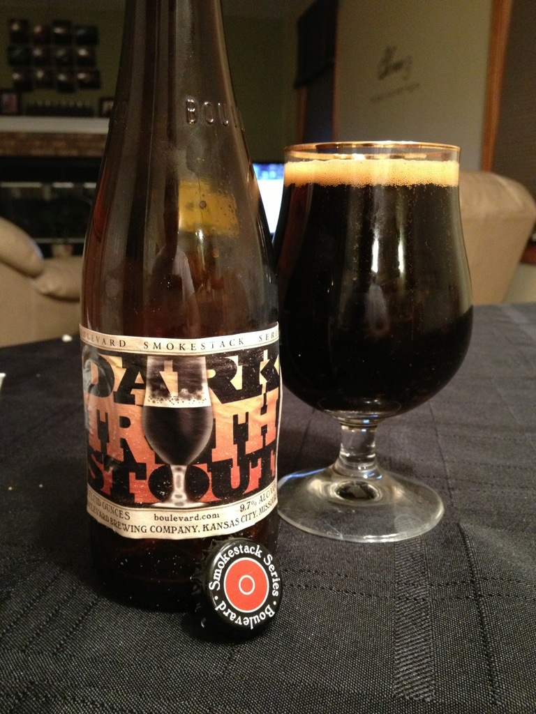 550. Boulevard Brewing - Smokestack Series Dark Truth Stout 550. Boulevard Brewing - Smokestack Series Dark Truth Stout