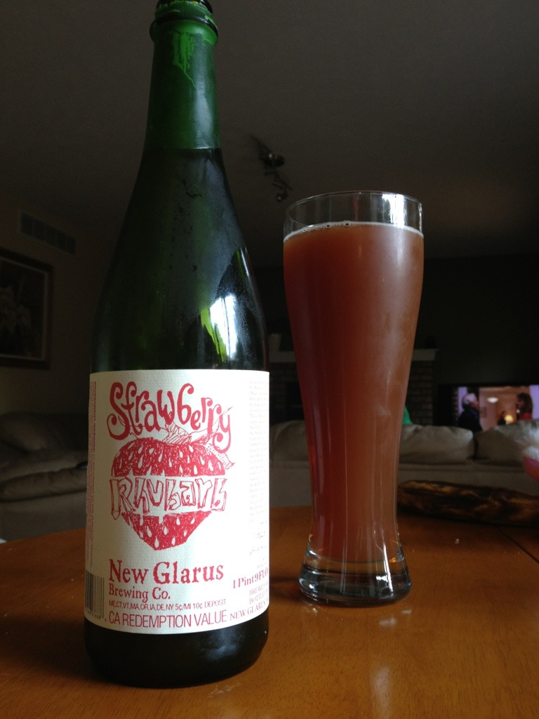 593. New Glarus Brewing - Strawberry Rhubarb 593. New Glarus Brewing - Strawberry Rhubarb