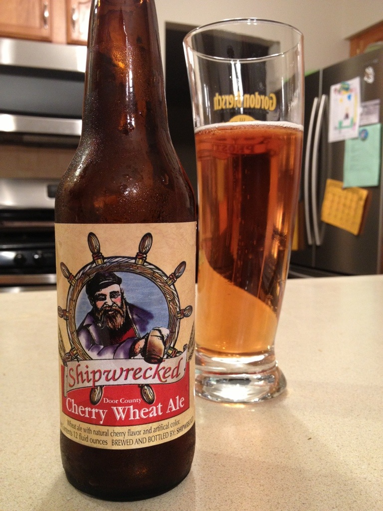 595. Shipwrecked - Door County Cherry Wheat Ale 595. Shipwrecked - Door County Cherry Wheat Ale