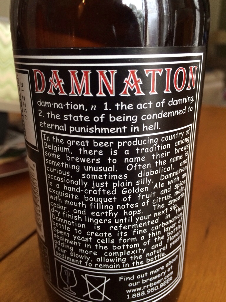 665. Russian River Brewing - Damnation Golden Ale 665. Russian River Brewing - Damnation Golden Ale