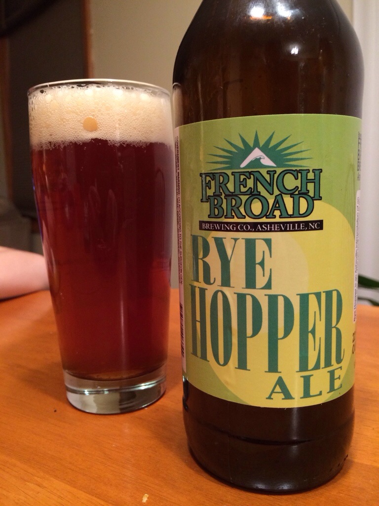 669. French Broad Brewing - Rye Hopper Ale 669. French Broad Brewing - Rye Hopper Ale
