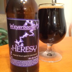 681. Weyerbacher – Heresy Imperial Stout aged in Oak Barrels