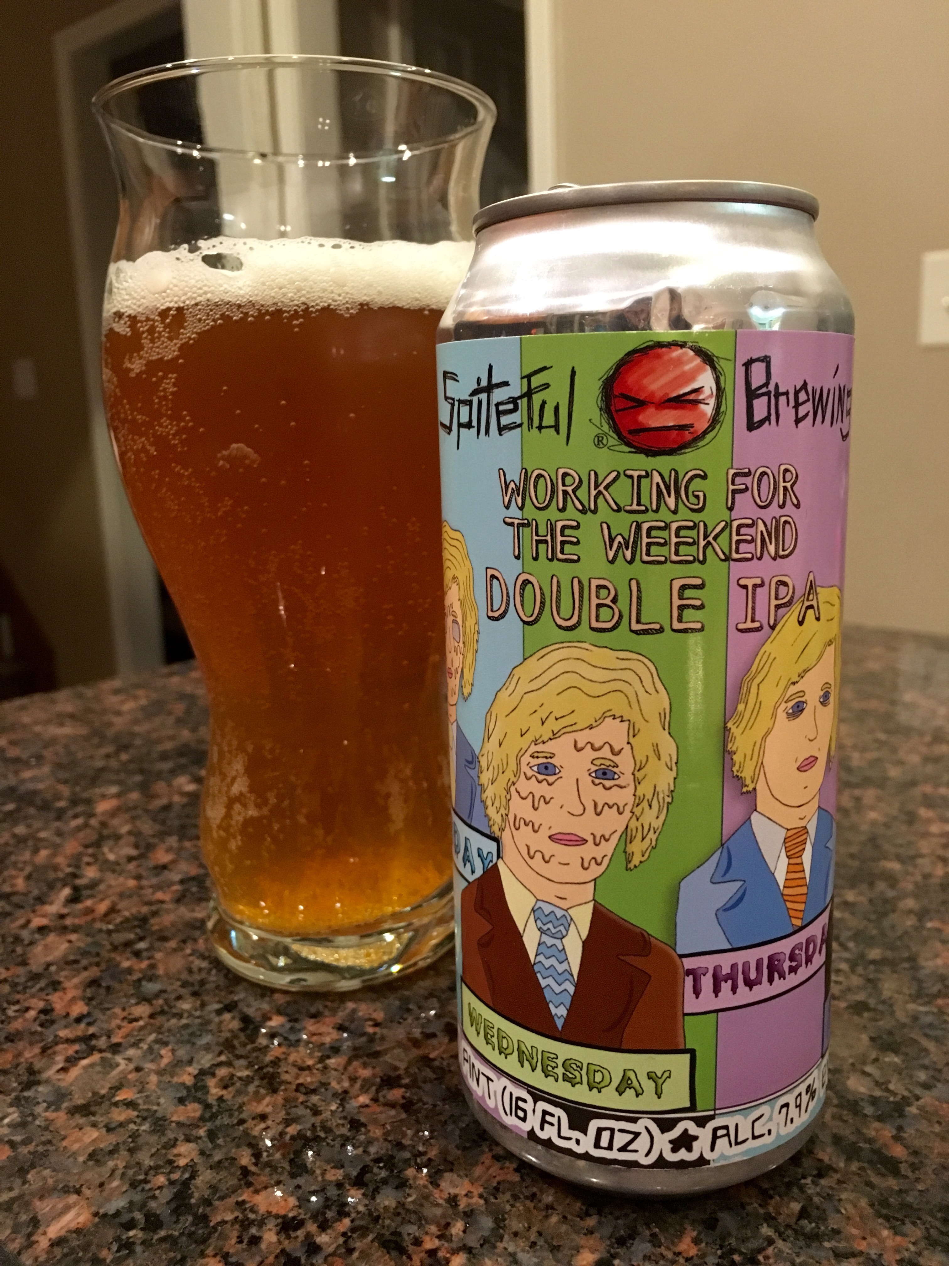 809. Spiteful Brewing - Working for the Weekend Double IPA 809. Spiteful Brewing - Working for the Weekend Double IPA