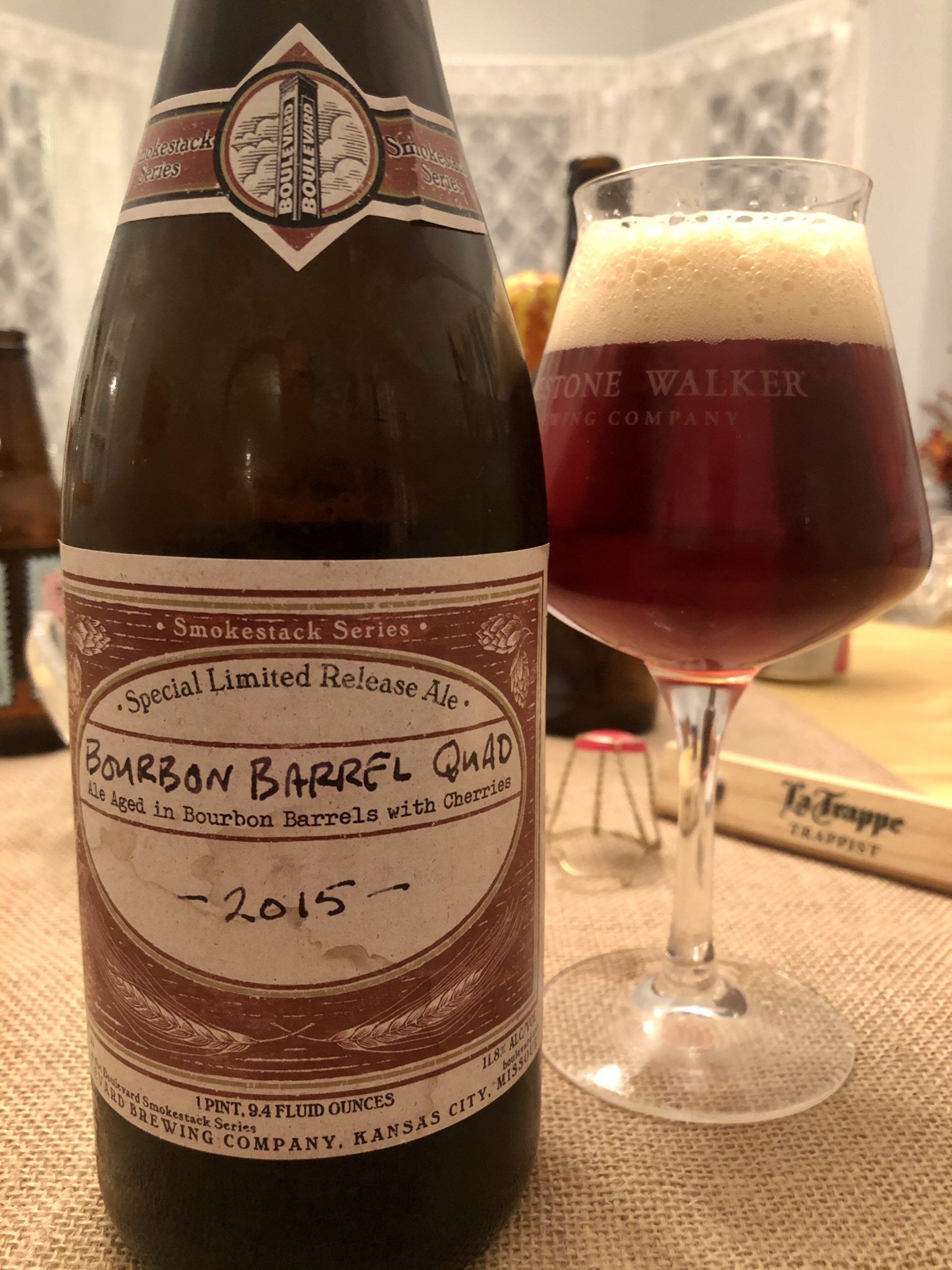 942. Boulevard Brewing - 2015 Bourbon Barrel Quad 942. Boulevard Brewing - 2015 Bourbon Barrel Quad