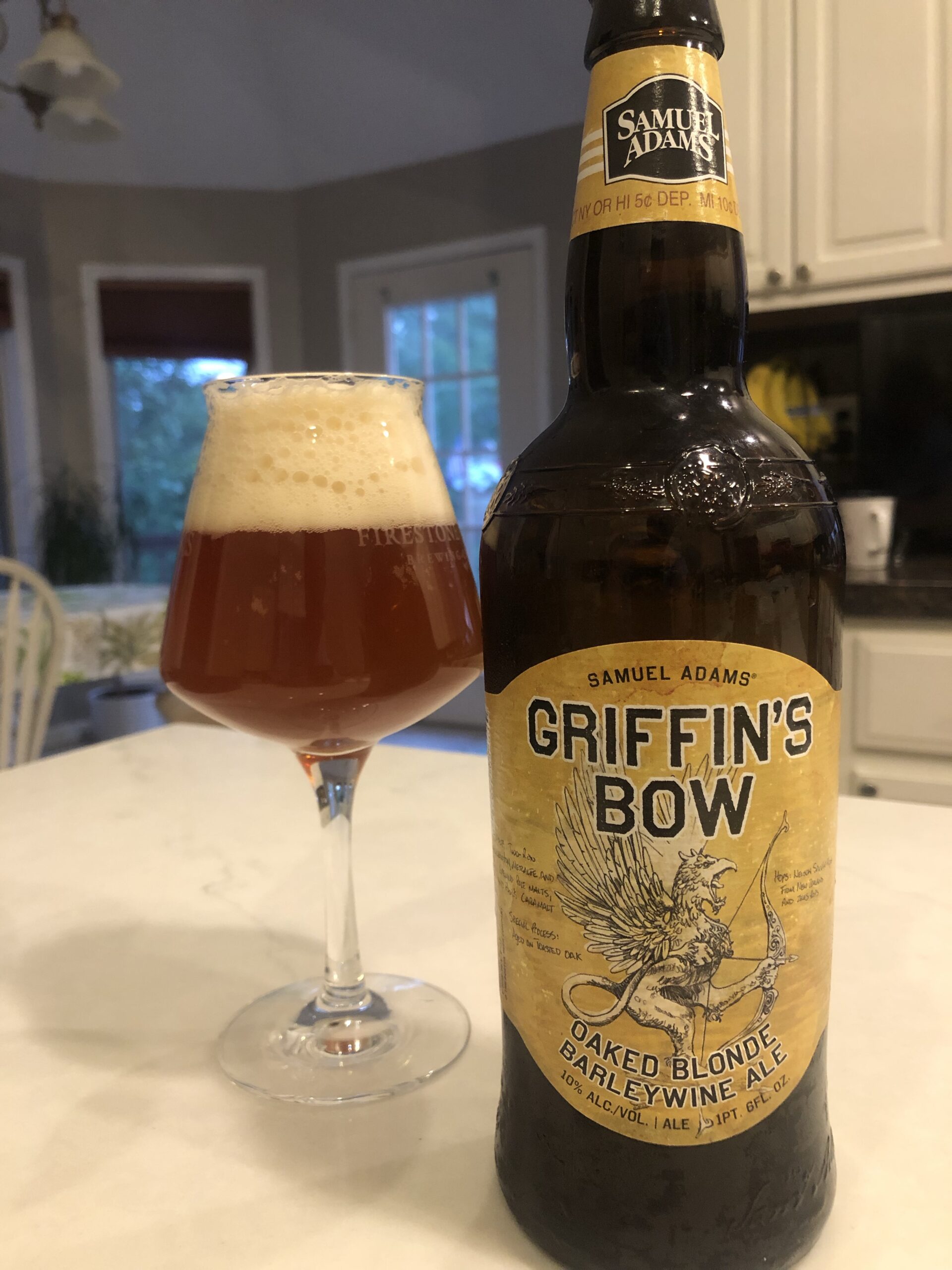 970. Samuel Adams – Griffin’s Bow Oaked Blonde Barleywine
