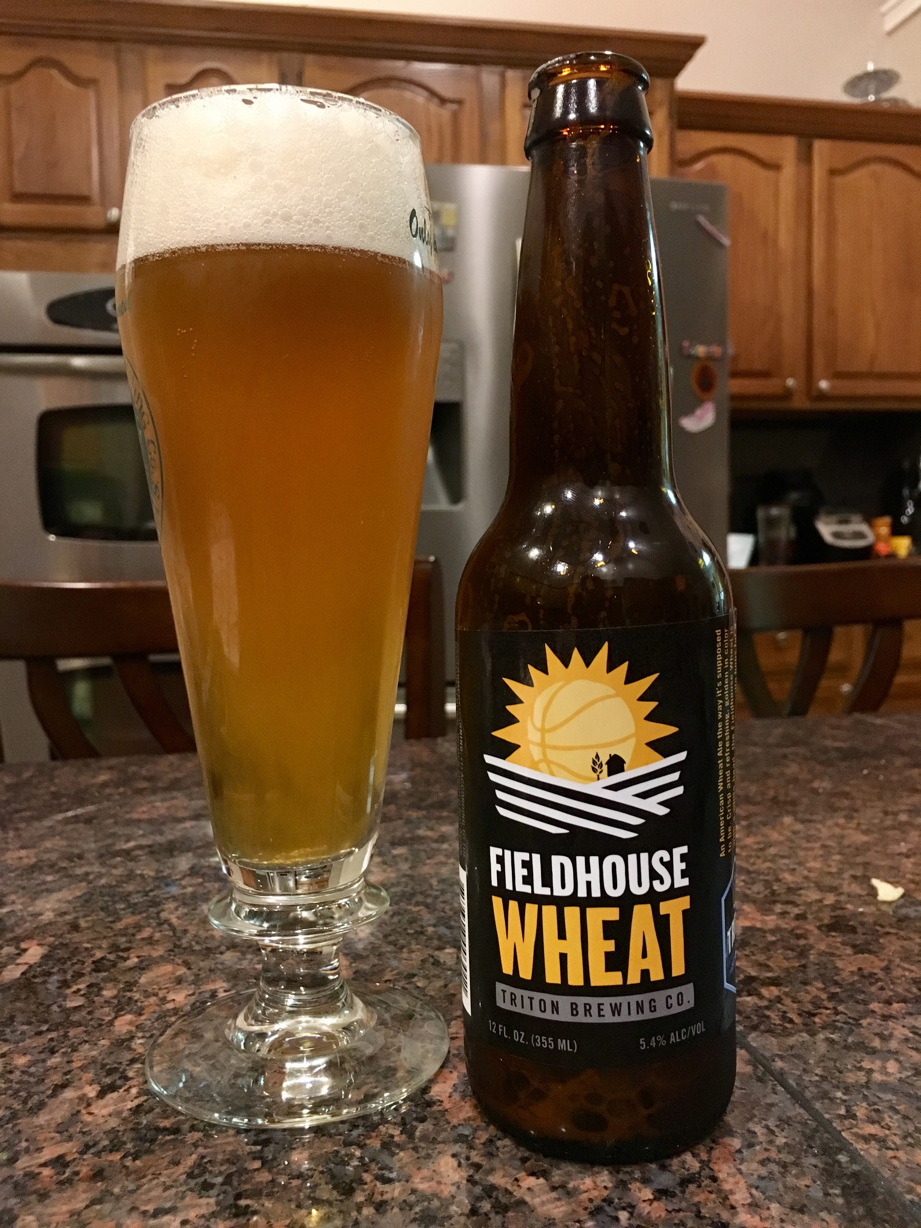 855. Triton Brewing - Fieldhouse Wheat 855. Triton Brewing - Fieldhouse Wheat
