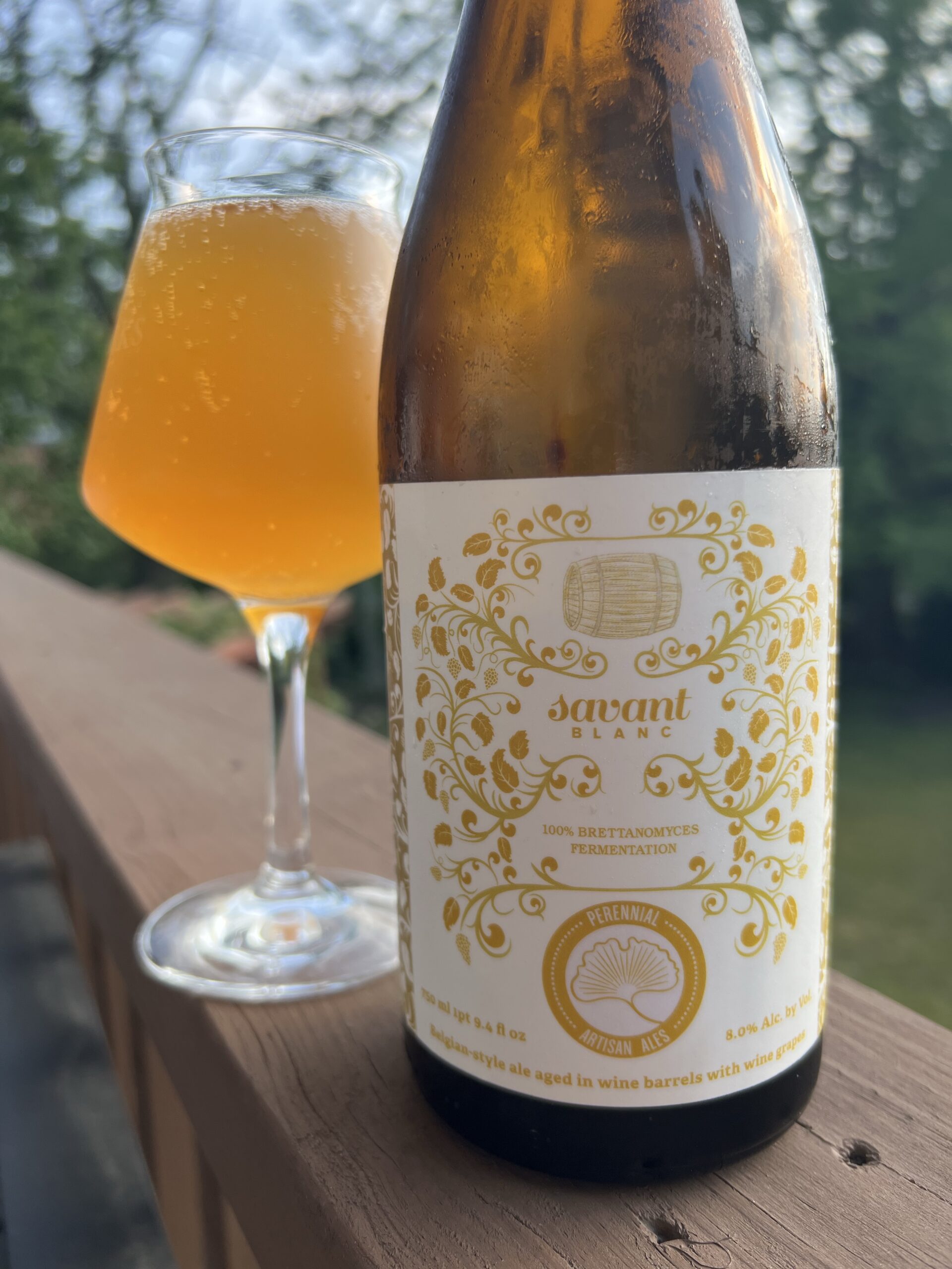 978. Perennial Artisan Ales - Savant Blanc 978. Perennial Artisan Ales - Savant Blanc