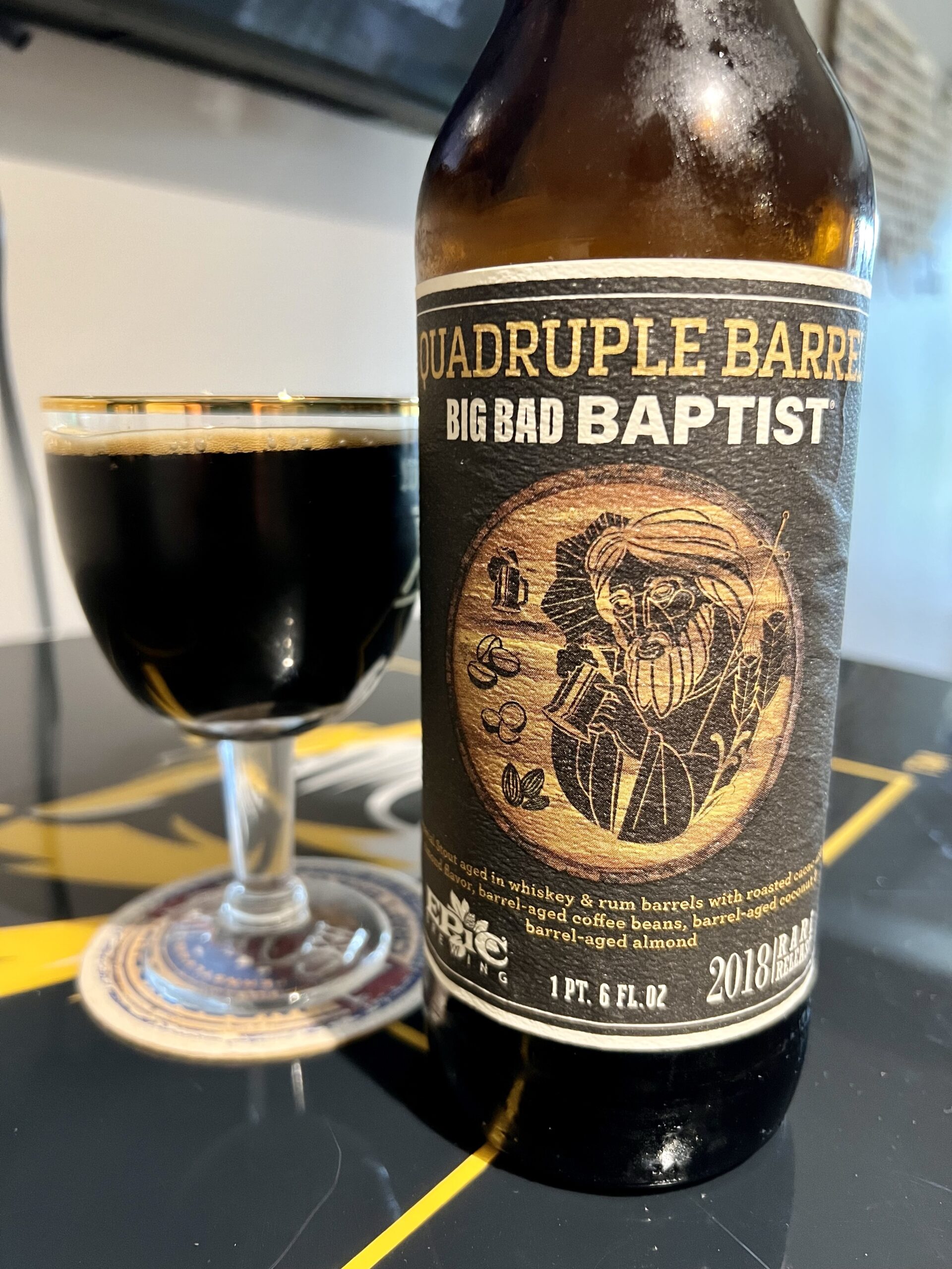 980. Epic Brewing – Quadruple Barrel Big Bad Baptist (2018 Rare Release)